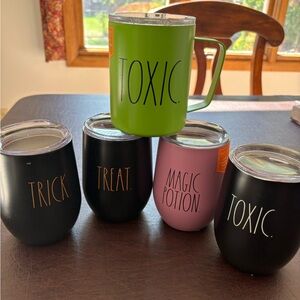 Rae Dunn Halloween tumbler set